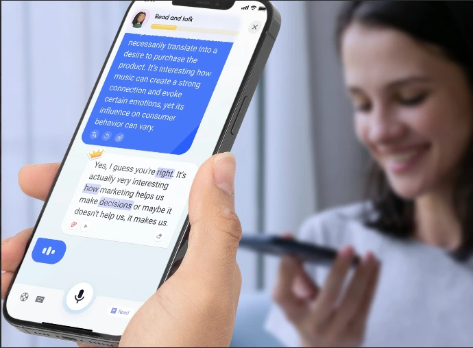 Mit Loora AI trainieren Sie Englisch täglich und lernen dazu mit eine unsere Trainer